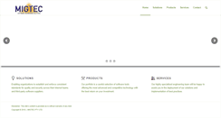 Desktop Screenshot of migtec.com